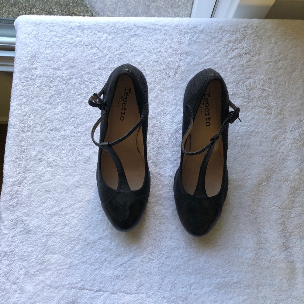 REPETTO T STRAP HEELS